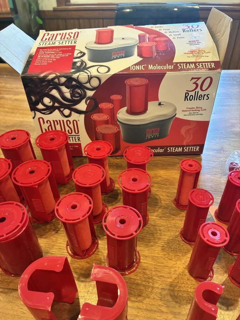 (24 REPLACEMENT ROLLERS ONLY Caruso Professional Molecular Steam